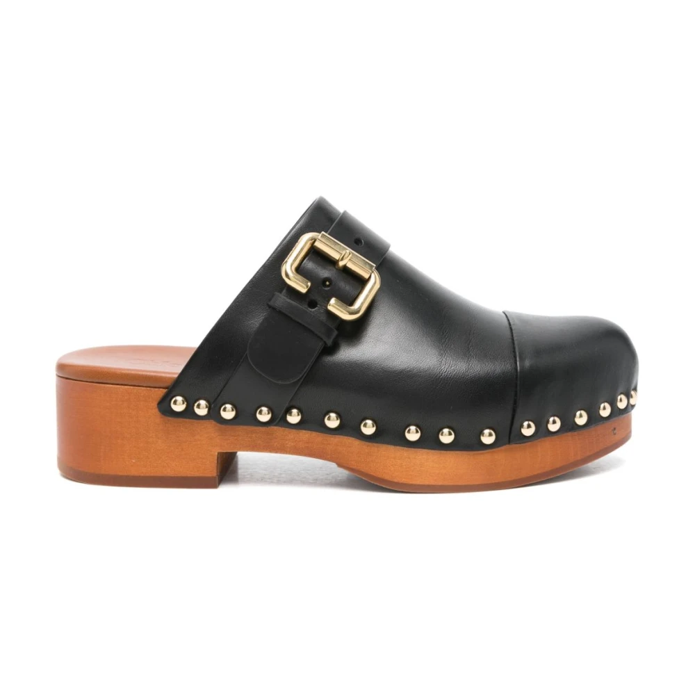 Chloé Mujer Negras Sandalias Con Tacón Bloque