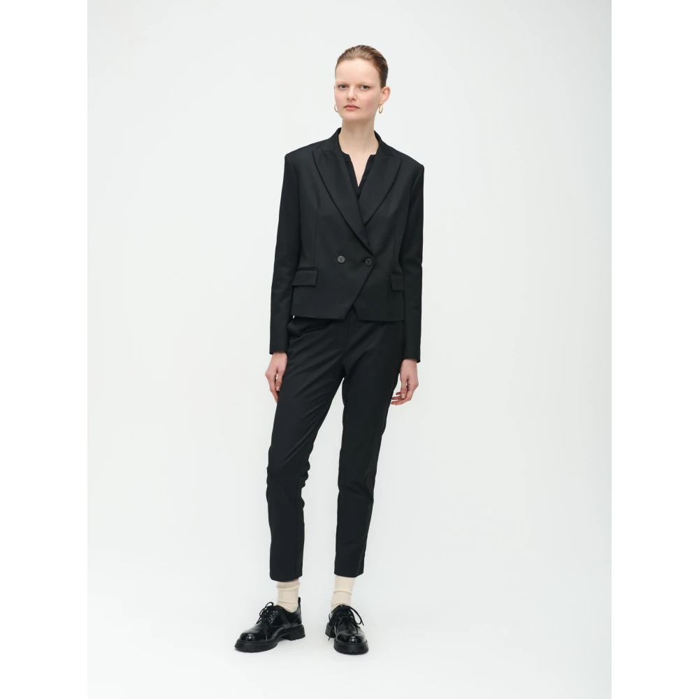 Jane Lushka Bart Blazer Black Dames