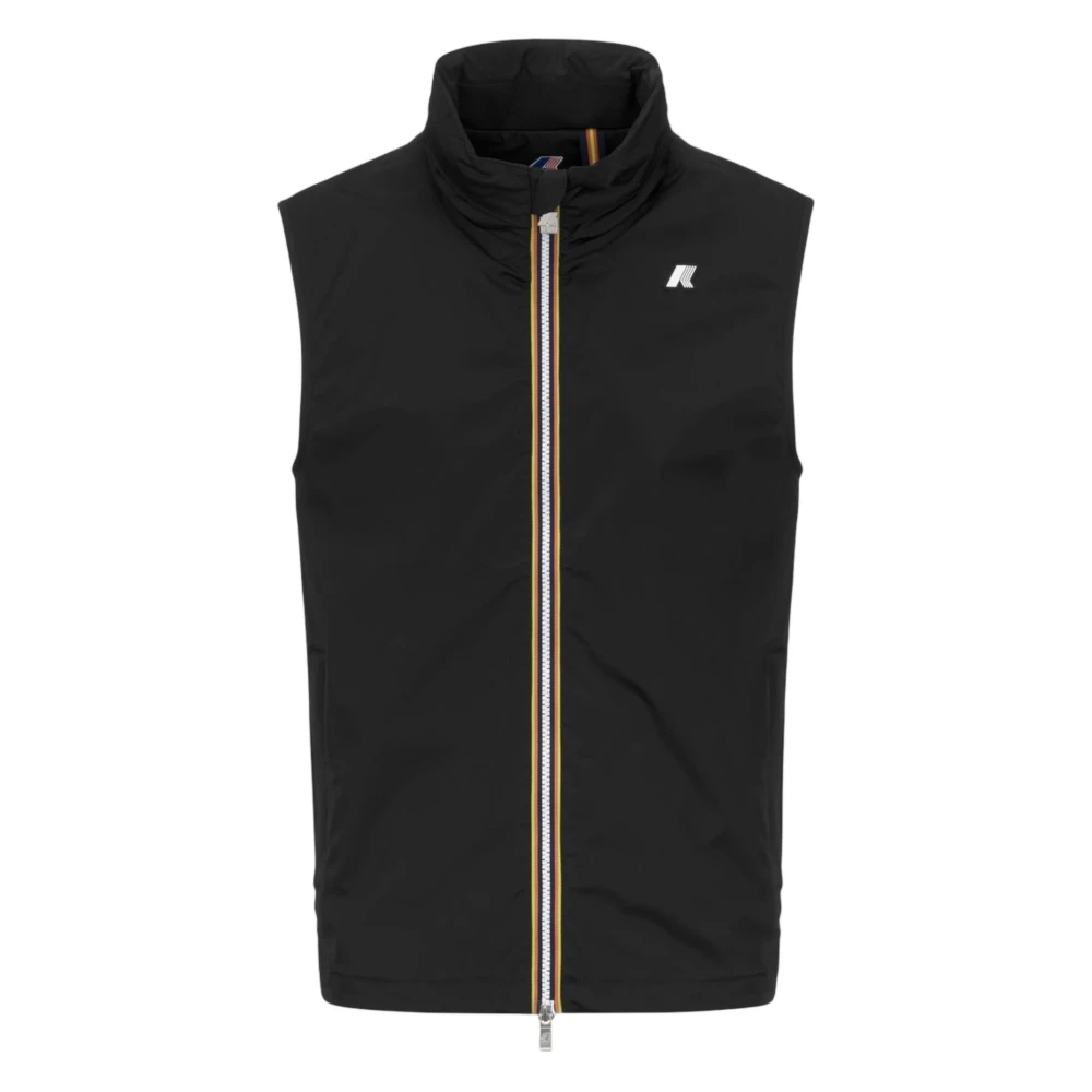 K-Way Mannelijk Zwart Valen Stretch Nylon Jersey