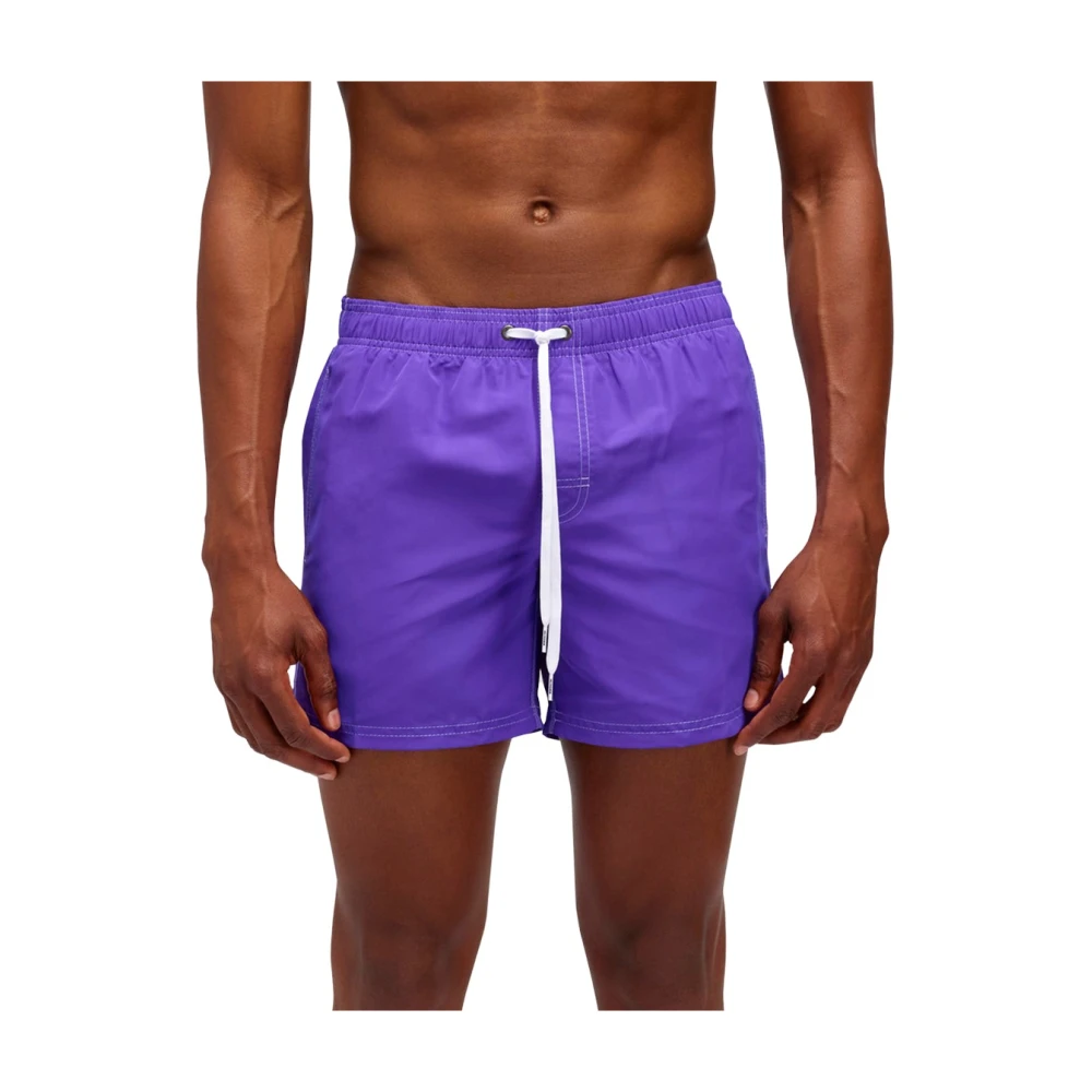 Sundek Iconische Taffeta Heren Boxershorts Purple Heren