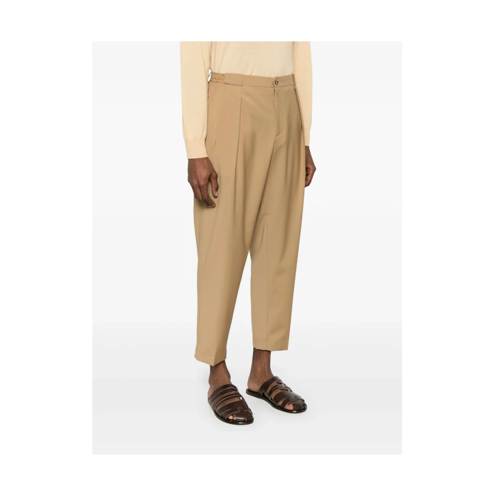 Briglia Zand Beige Elastische Taillebroek Beige Heren