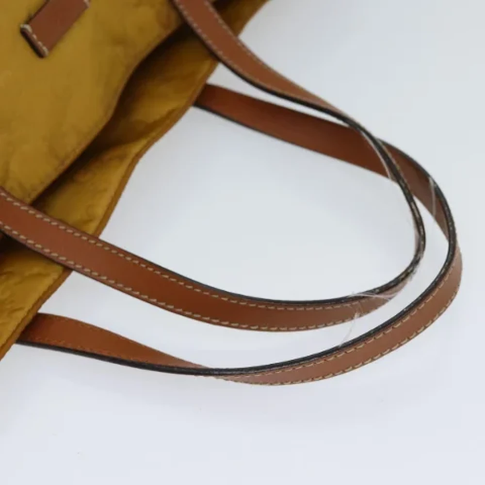 Gucci Vintage Pre-owned Canvas totes Yellow Dames
