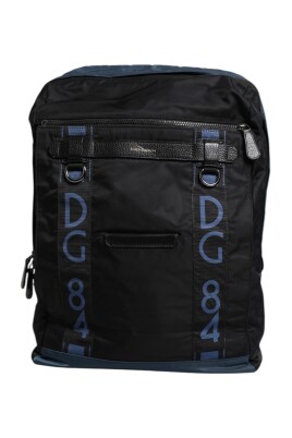 sac-a-dos-en-nylon-avec-doublure-leopard-noir-bleu