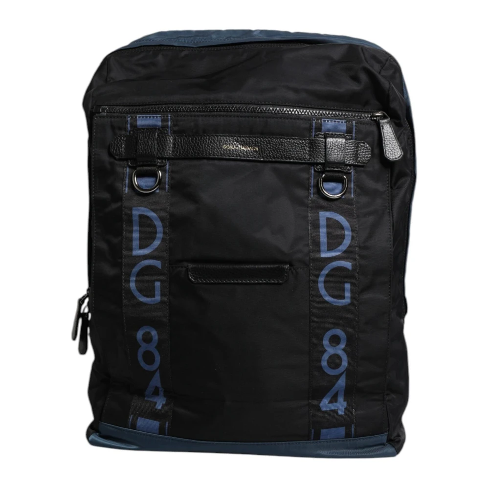 Dolce & Gabbana Black Nylon DG Logo School Backpack Bag - Image 2