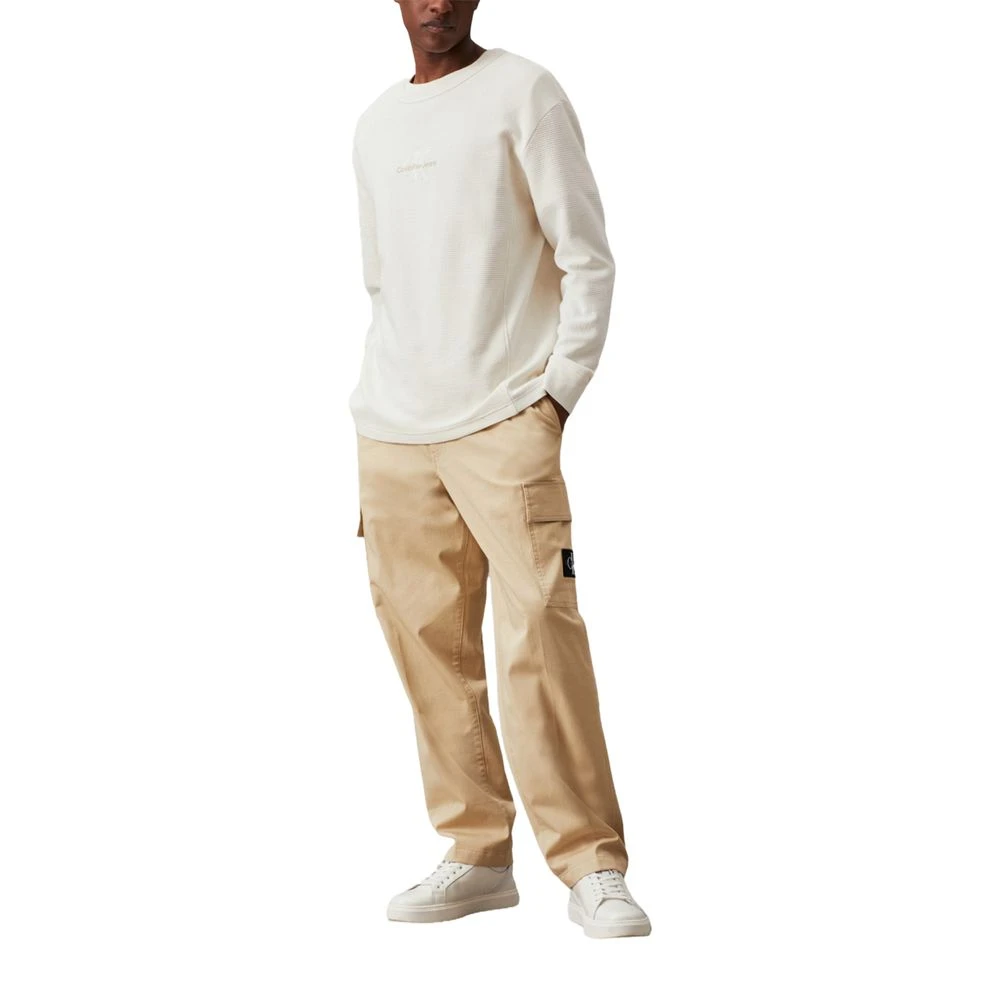 Calvin Klein Jeans Geregenereerde Katoen Beige Jeans Broek Beige Heren