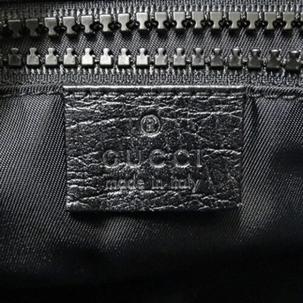 Gucci Vintage Pre-owned Canvas shoulder-bags Black Dames