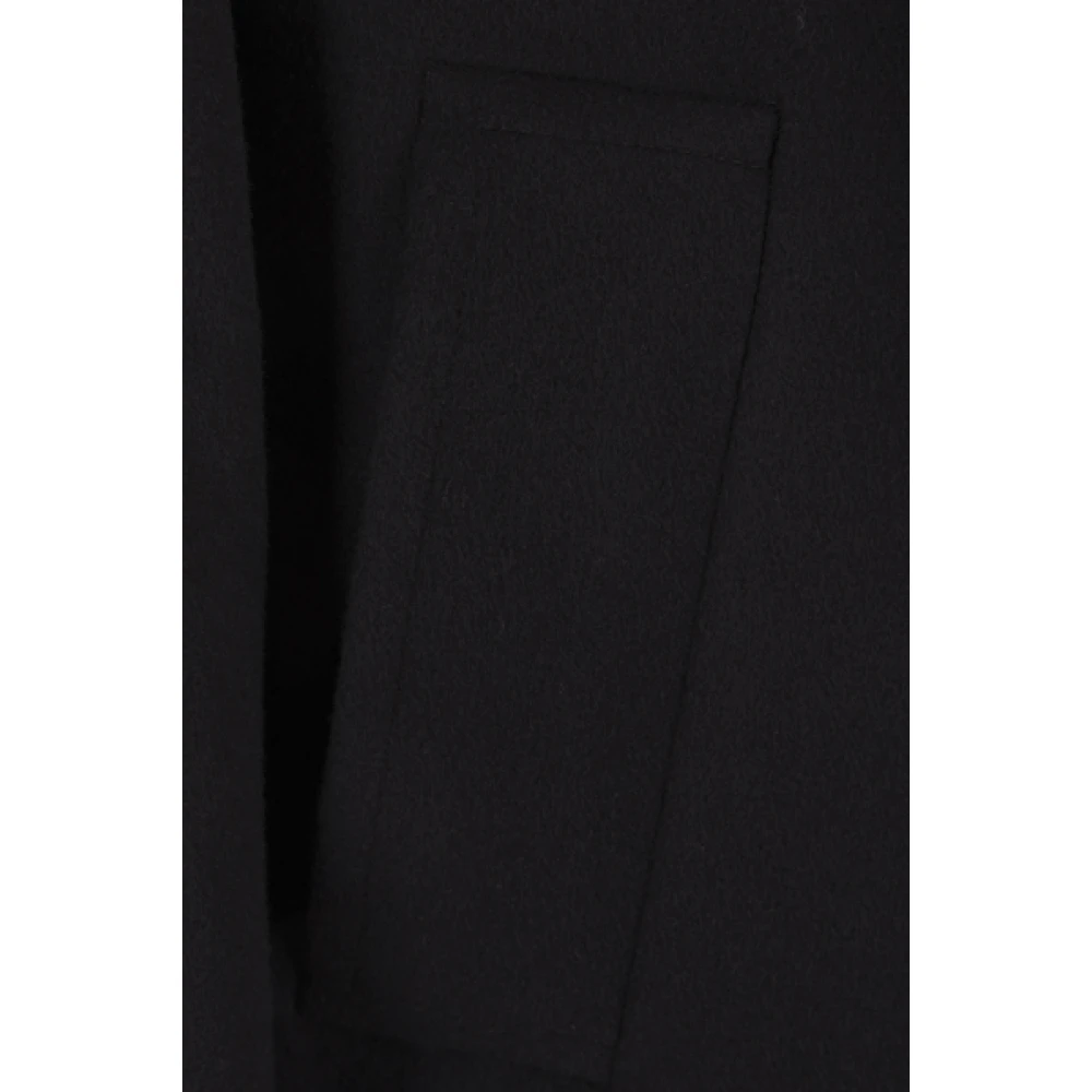 BRUNELLO CUCINELLI Dubbelbreasted wollen jas Black Heren