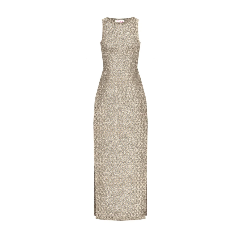 Mc2 Saint Barth Beige Maxi Dresses, Female, Xs, Eileen Dress