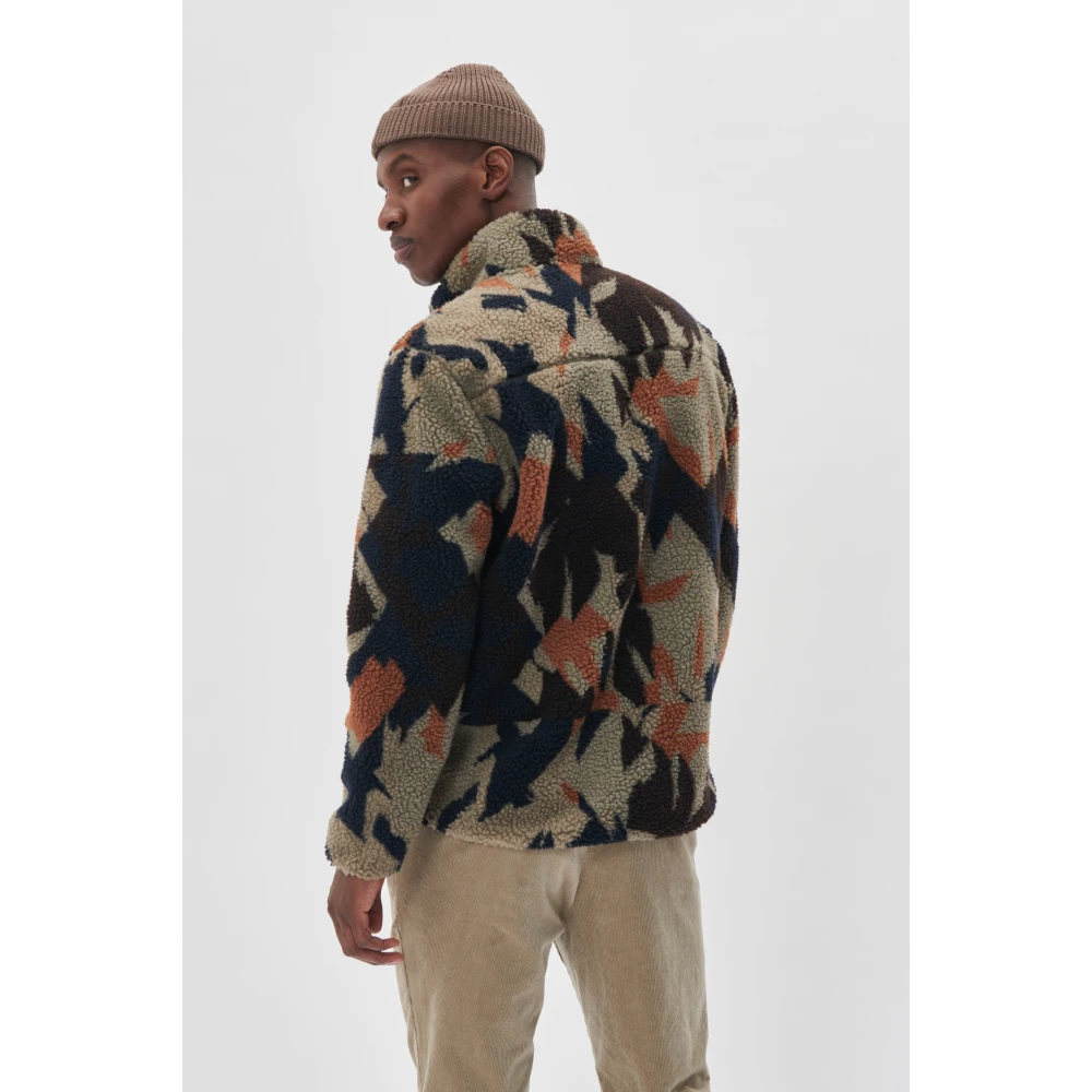 Matinique Stijlvolle Fleecejas Multicolor Heren