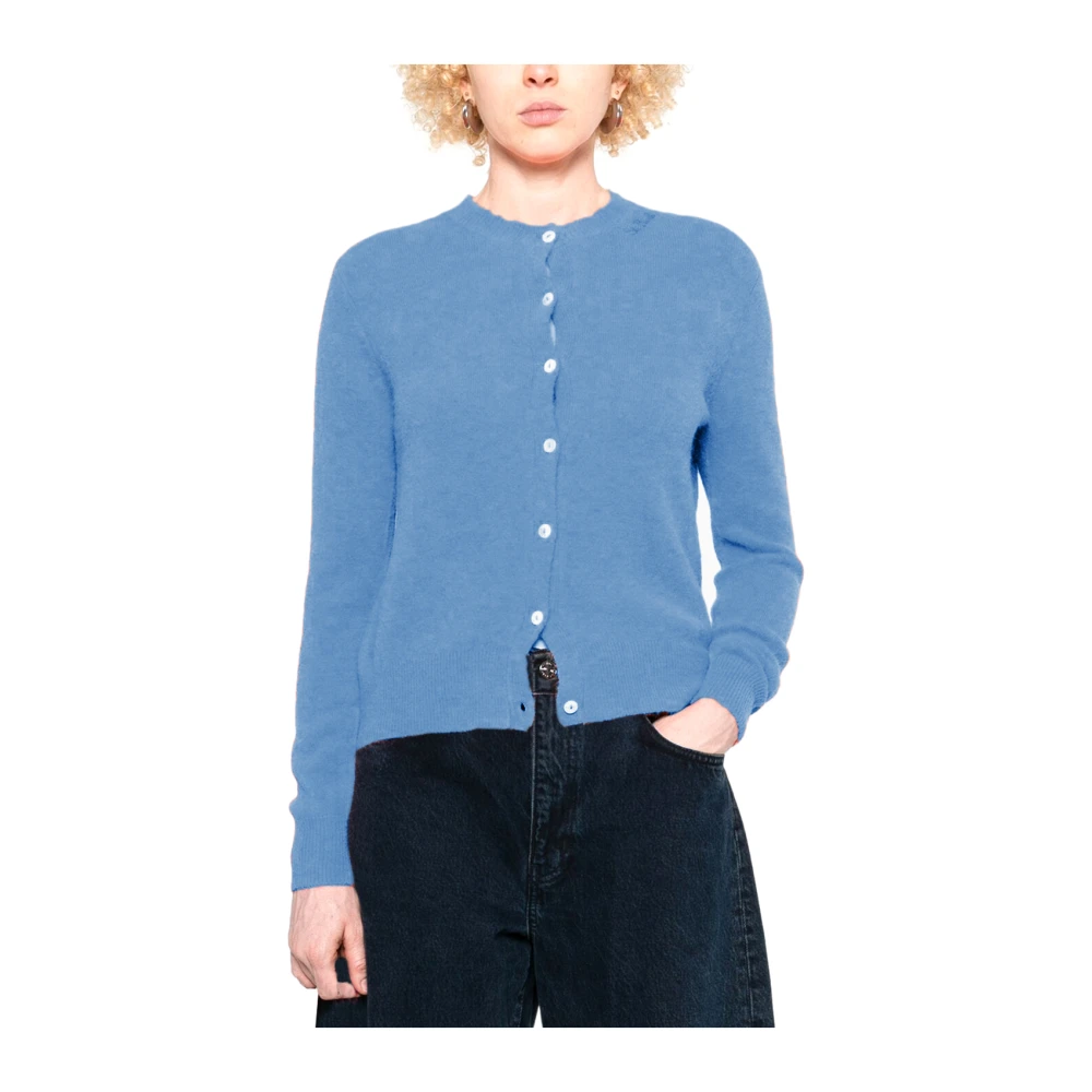 MC2 Saint Barth Elysee Cardigan met knoopsluiting Blue Dames
