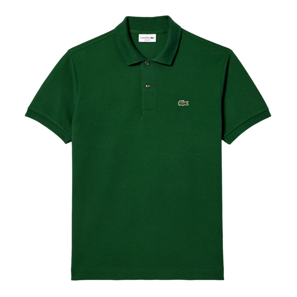 Lacoste Men's Green Polo Shirts, S, Classic Fit Light Polo Shirt