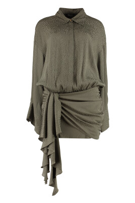 silk-mini-dress-with-shirt-collar