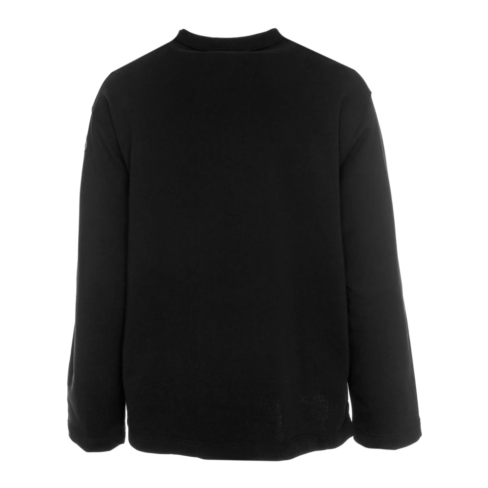 Diesel Casual Sweatshirt met Ribdetails Black Heren