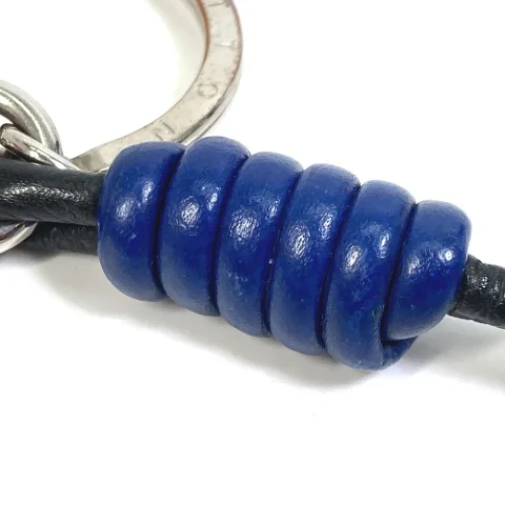 Louis Vuitton Vintage Pre-owned Leather key-holders Blue Heren