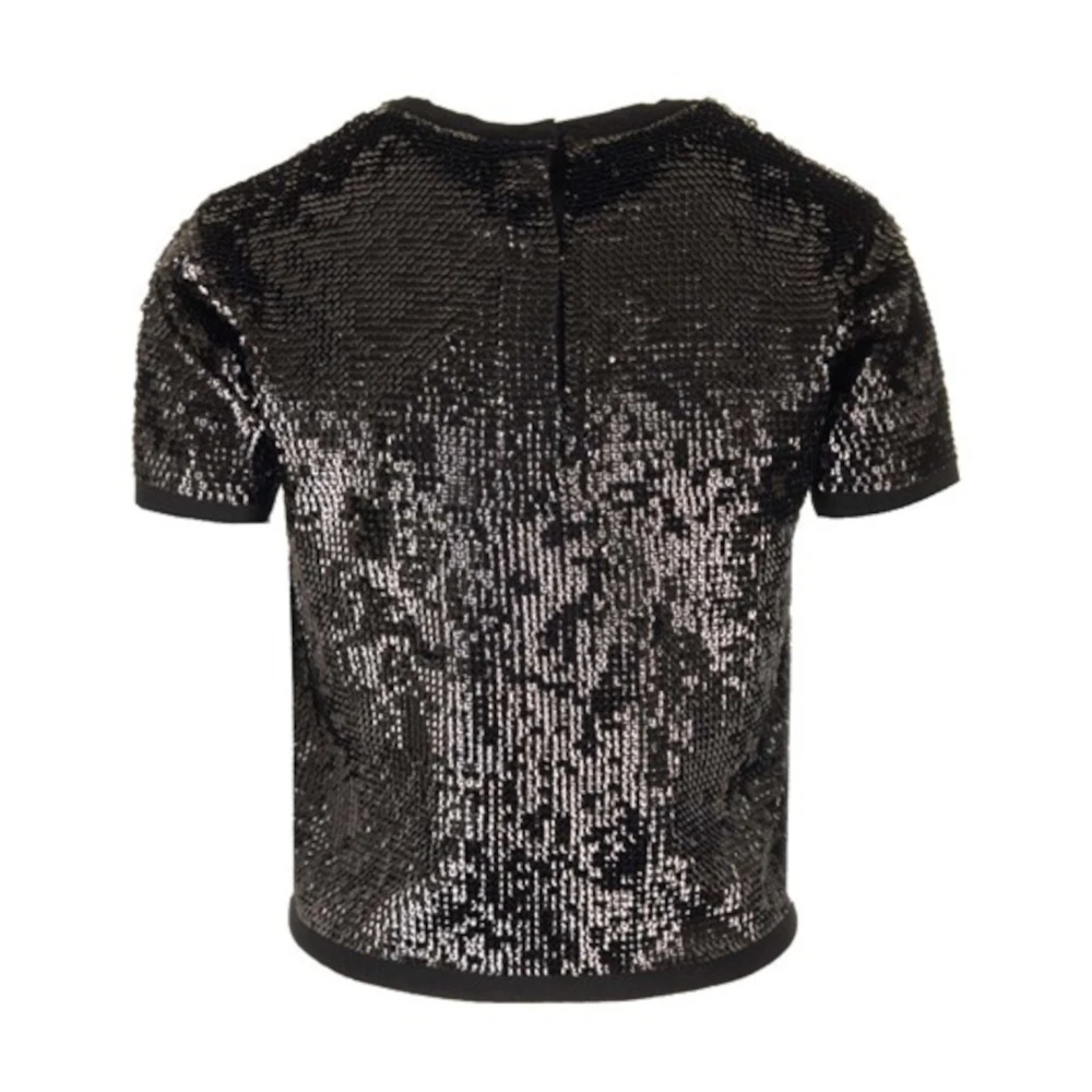 Max Mara Studio Zwarte T-shirts en Polos Rupia Black Dames