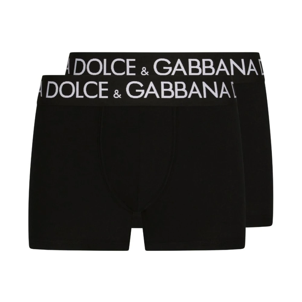 Dolce & Gabbana Nero Regular Boxer Briefs Black Heren