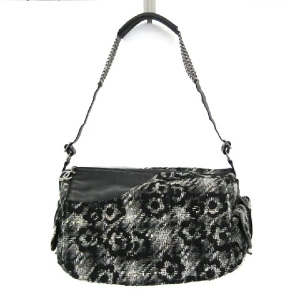 Chanel Vintage Pre-owned Fabric chanel-bags Black Dames