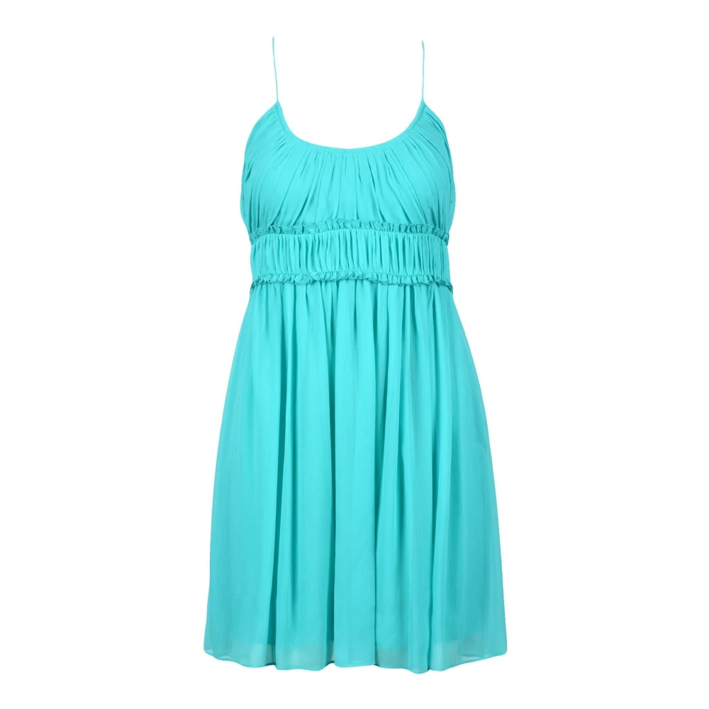 PATRIZIA PEPE Elegante Damesjurk Polyester Green Dames
