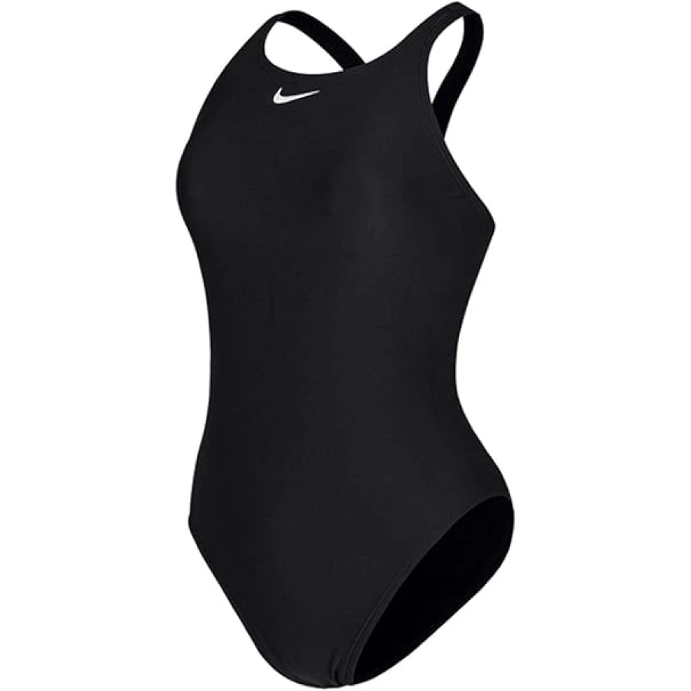 Nike Women's Black Swim Costume Intero Fastback One Piece Ness8370 Tessuto Tecnico Nero Ragazza - Training - 2XS - Sport
