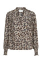 blouse-taupe-fonce-avec-poignets-smockes