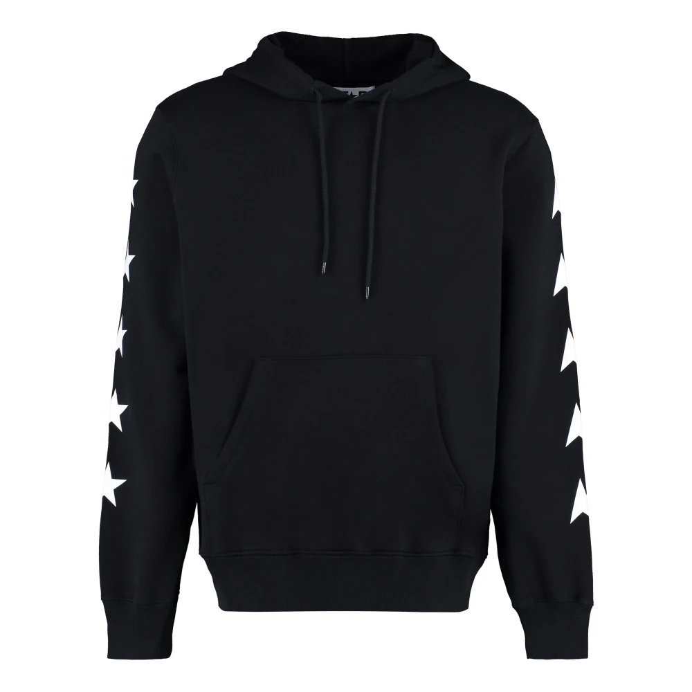 Golden Goose Men's Black Alighiero Star Hoodie - Hoodies - L - Sweatshirts & Hoodies