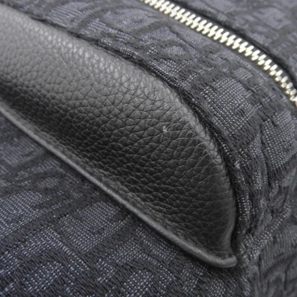 Dior Vintage Pre-owned Leather backpacks Black Dames