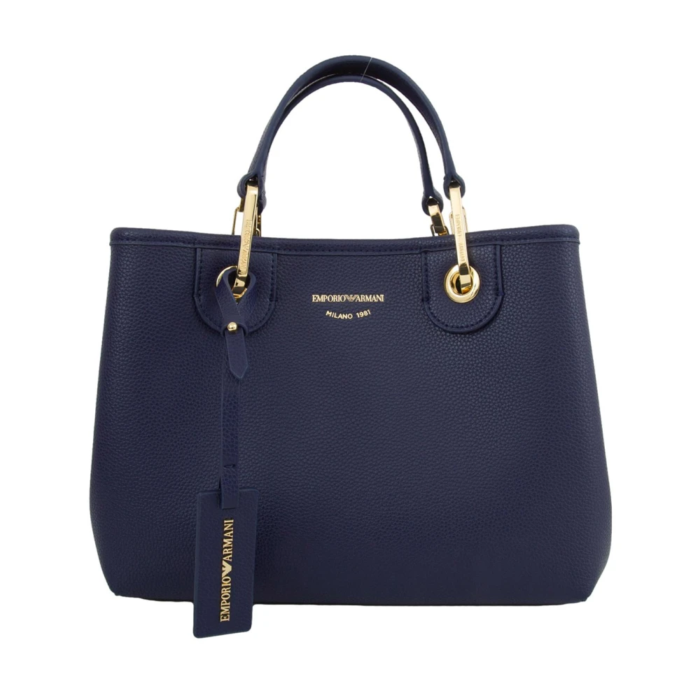 Emporio Armani Blauwe Winkelmand Stijlvol Model Blue Dames
