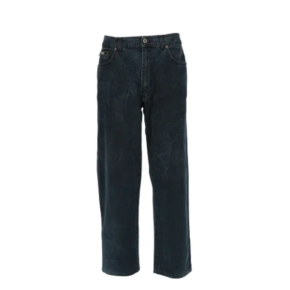 Moschino Pre-Owned Pre-owned Cotton jeans Blue Heren