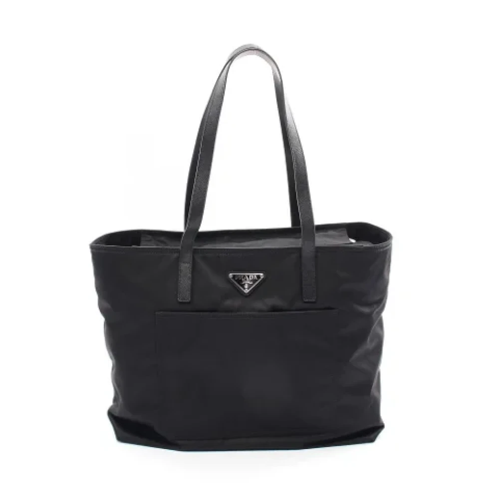 Prada Vintage Pre-owned Leather prada-bags Black Dames