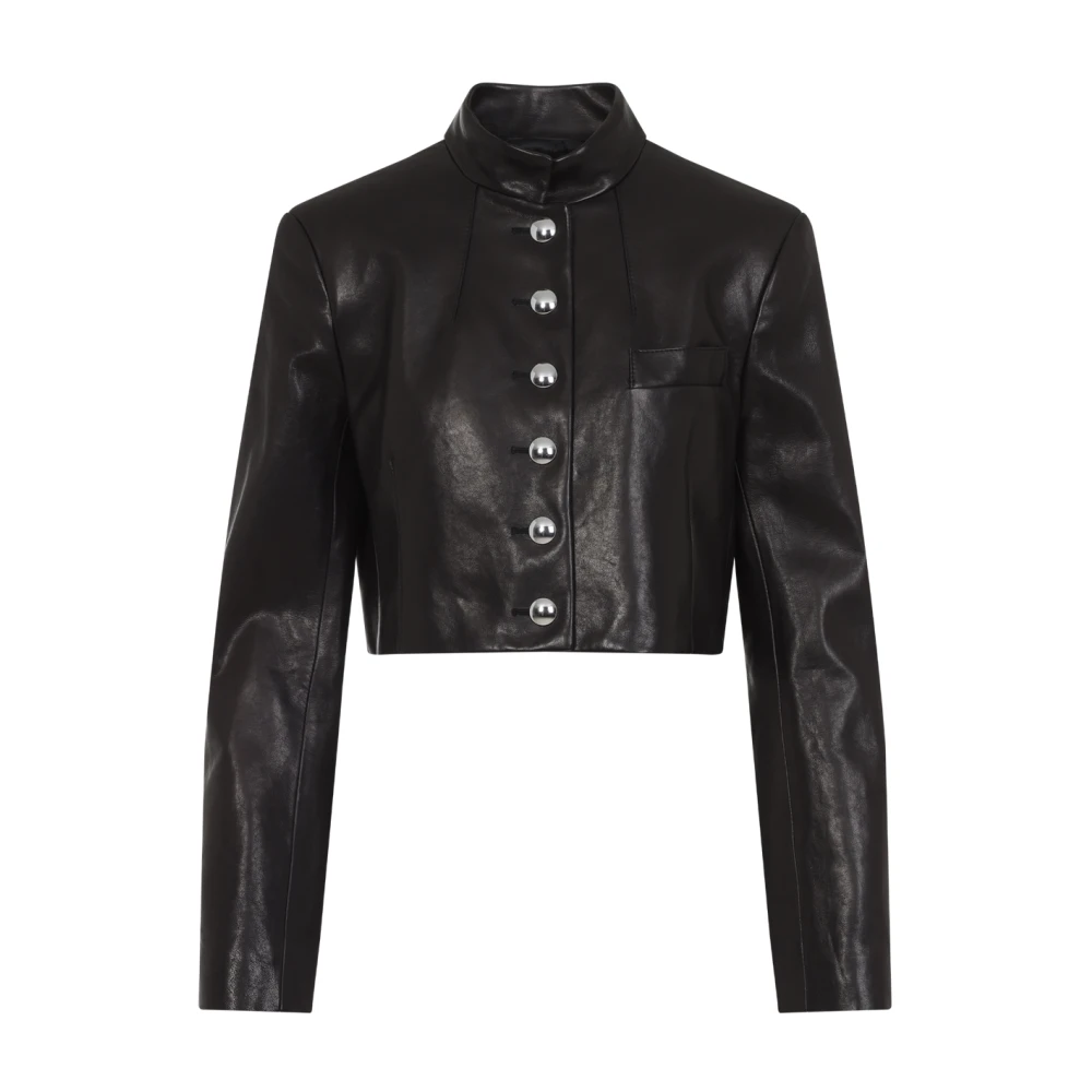 Jackets > Leather Jackets - - Khaite - Modalova