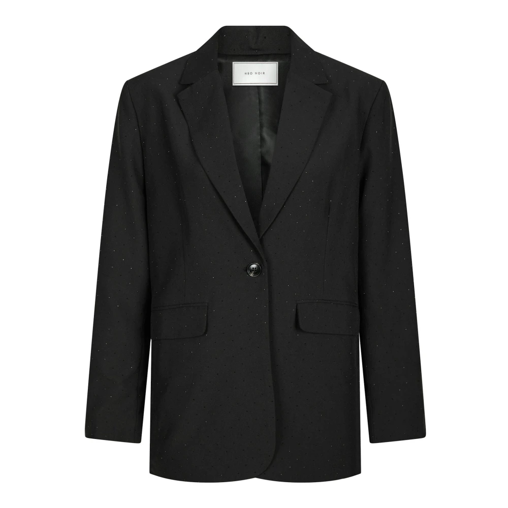 Glitrende Svart Blazer