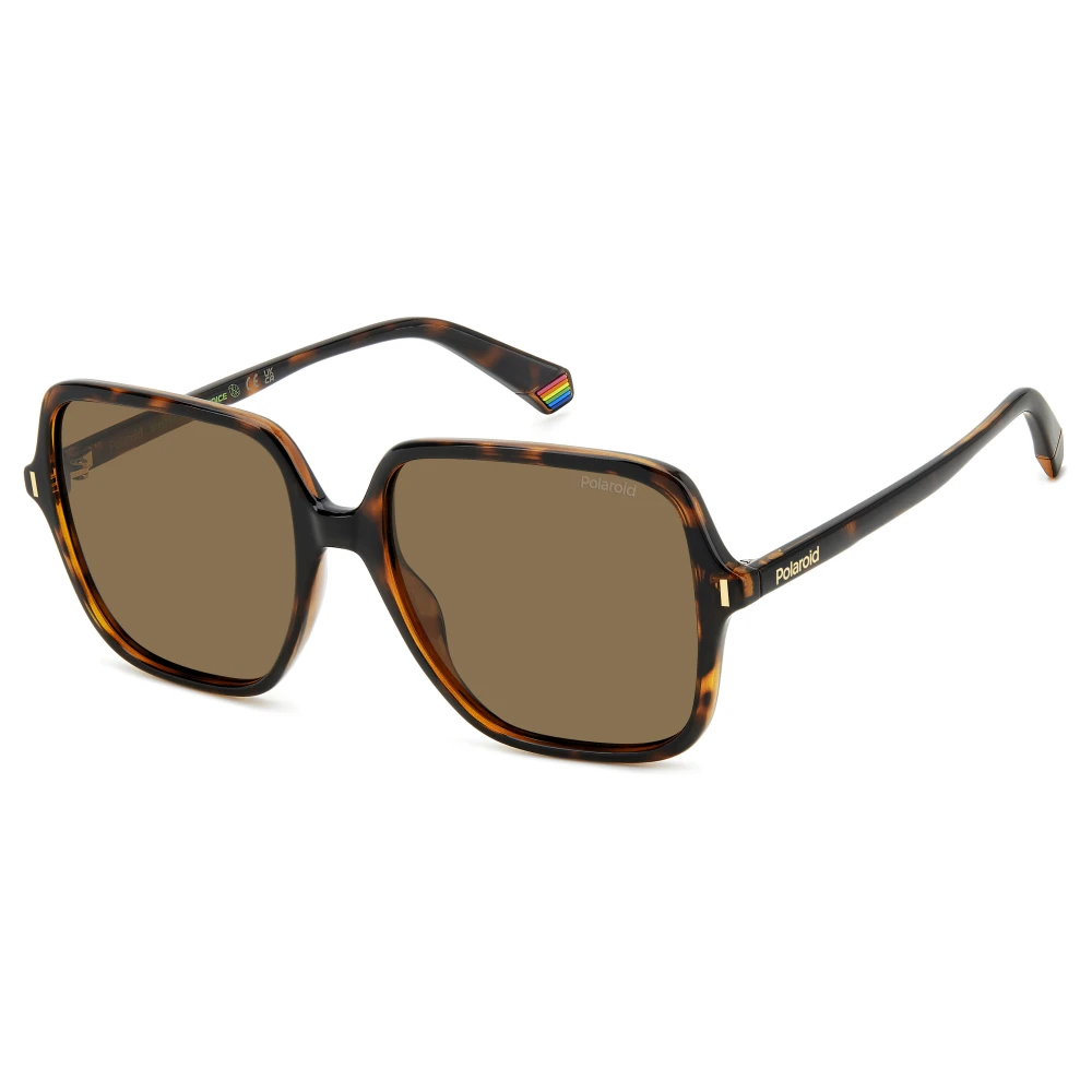 Polaroid Women's Brown Sunglasses, 56 Mm, Havana Sunglasses
