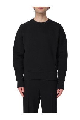 sweatshirt-noir-elegant-manches-longues