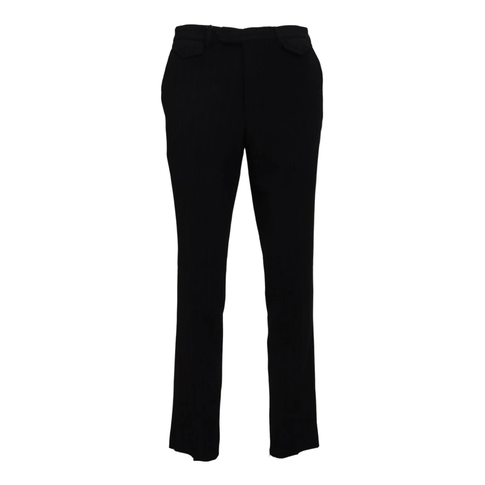 Bencivenga Men's Black Slim-Fit Trousers