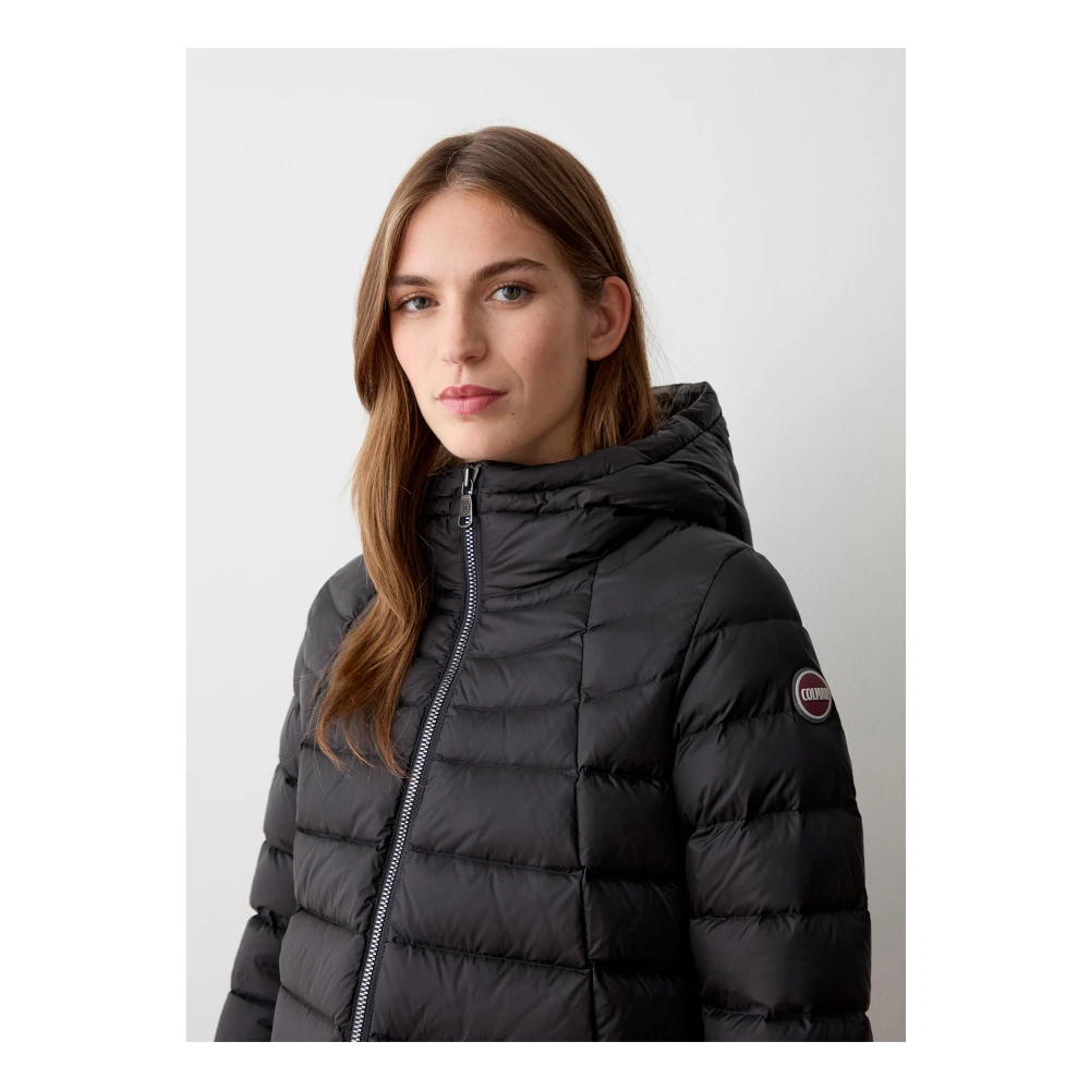 Colmar Gewatteerd jack over de hele lengte Black Dames