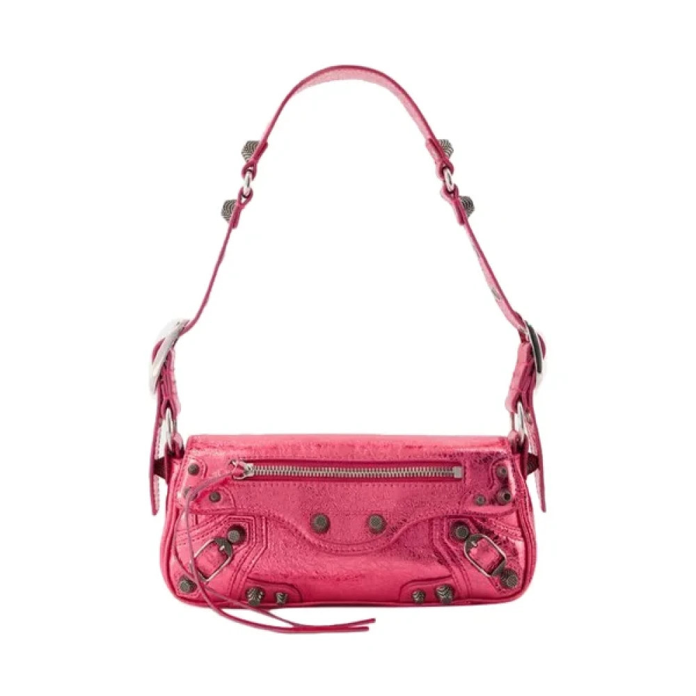Balenciaga Vintage Pre-owned Leather crossbody-bags Pink Dames