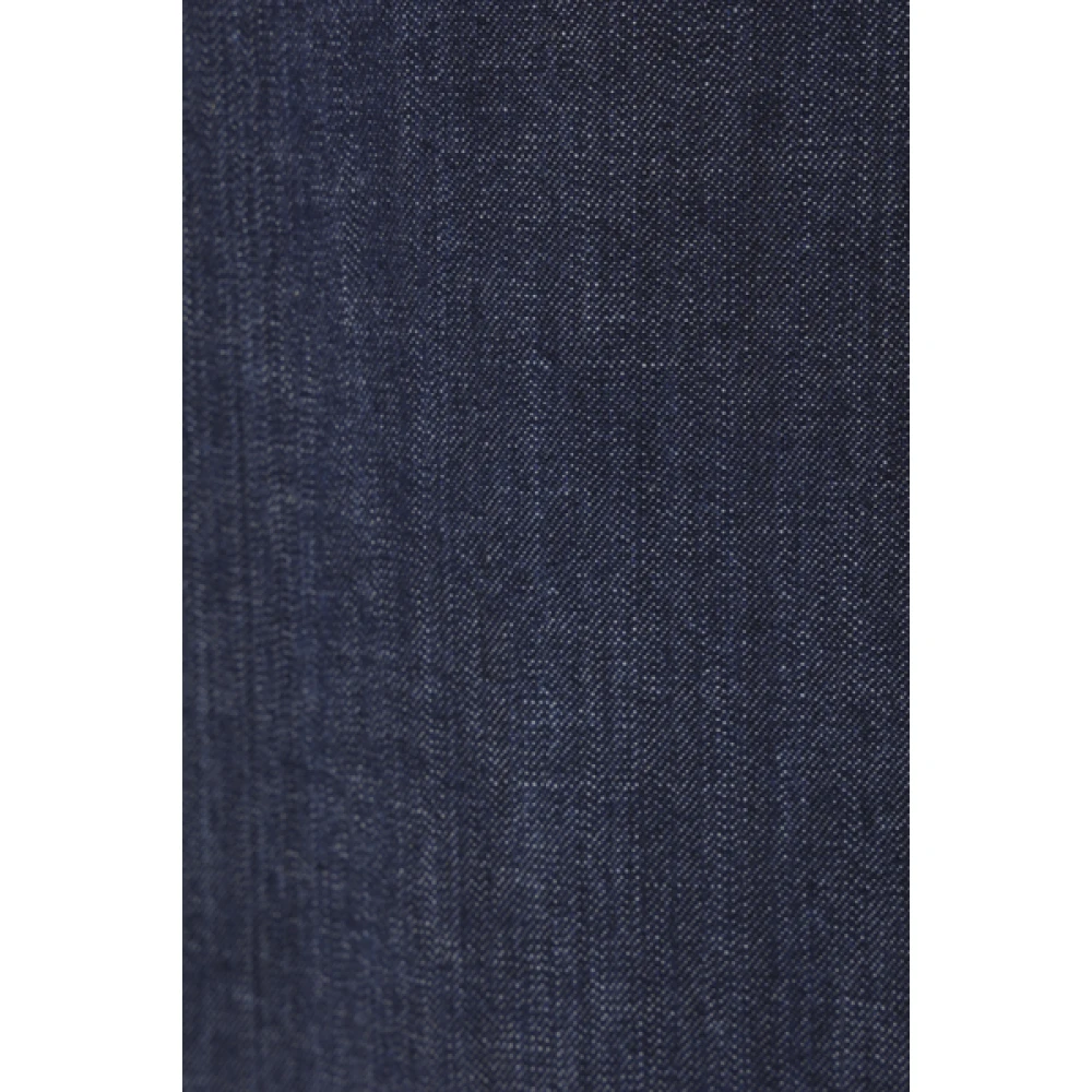 Lardini Blauw Katoen Denim Overhemd Blue Heren