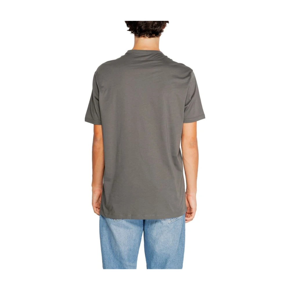 Armani Exchange Grijze Katoenen Heren Herfst Winter T-Shirt Gray Heren