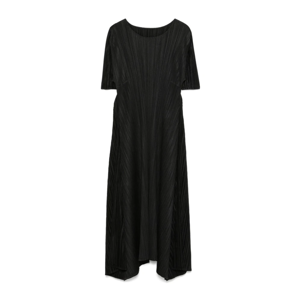 Issey Miyake Zwarte Vierkante Jurk voor Effortless Style Black Dames