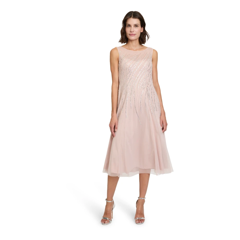 Vera Mont Geborduurde Avondjurk Pink Dames