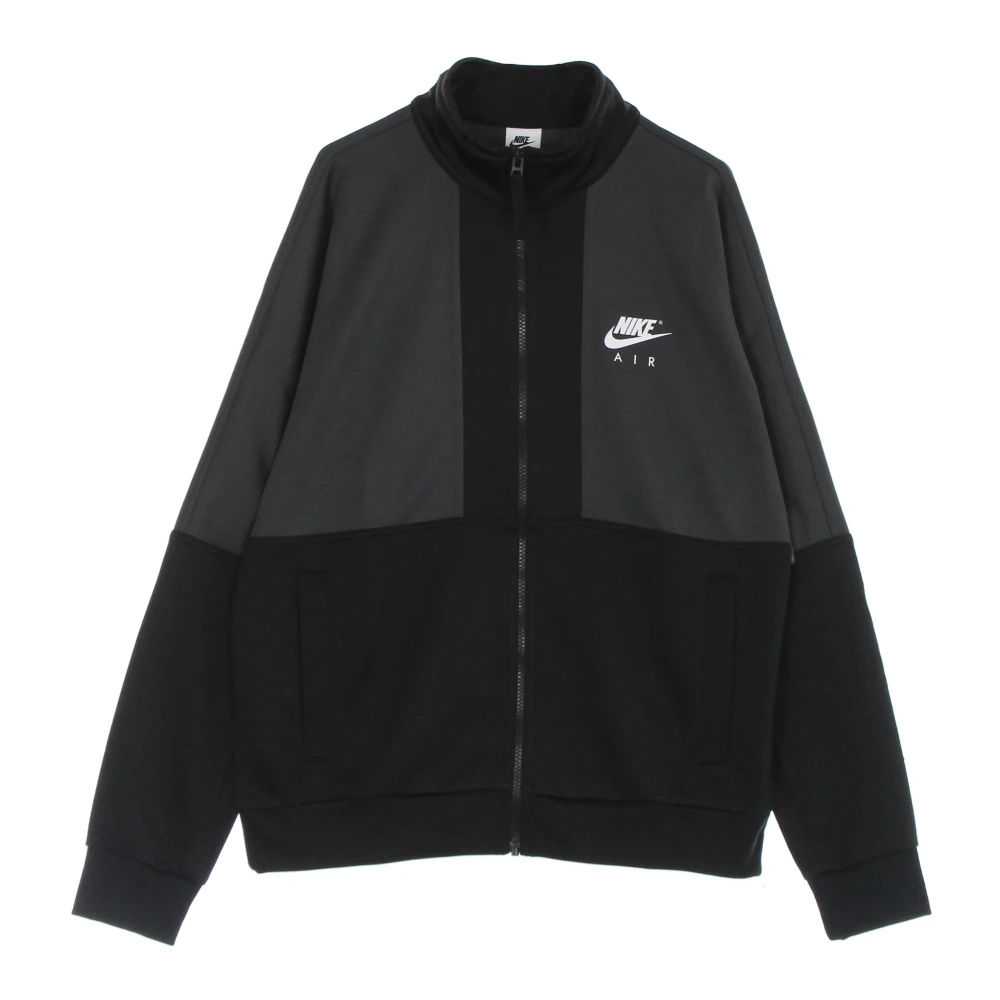 Nike Poly Knit Trainingsjack Zwart Wit Black Heren