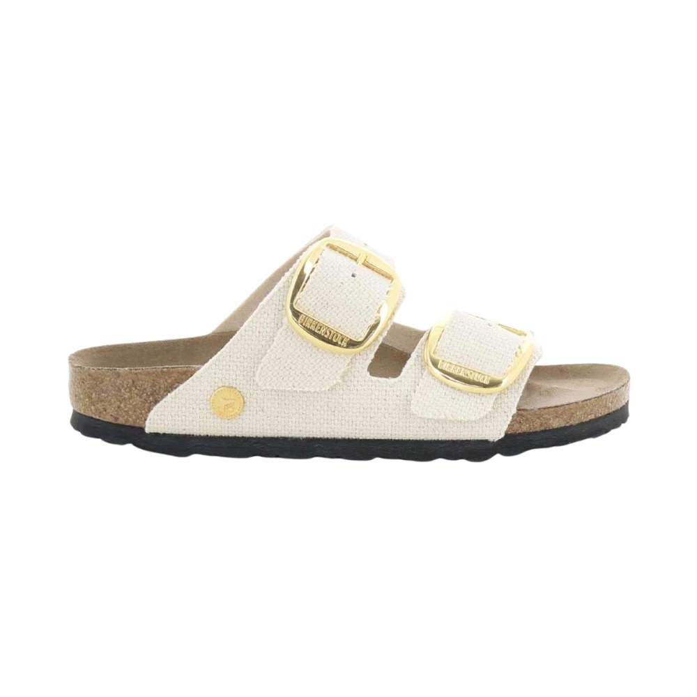 Birkenstock Arizona Big Buckle Sandaler White, Dam