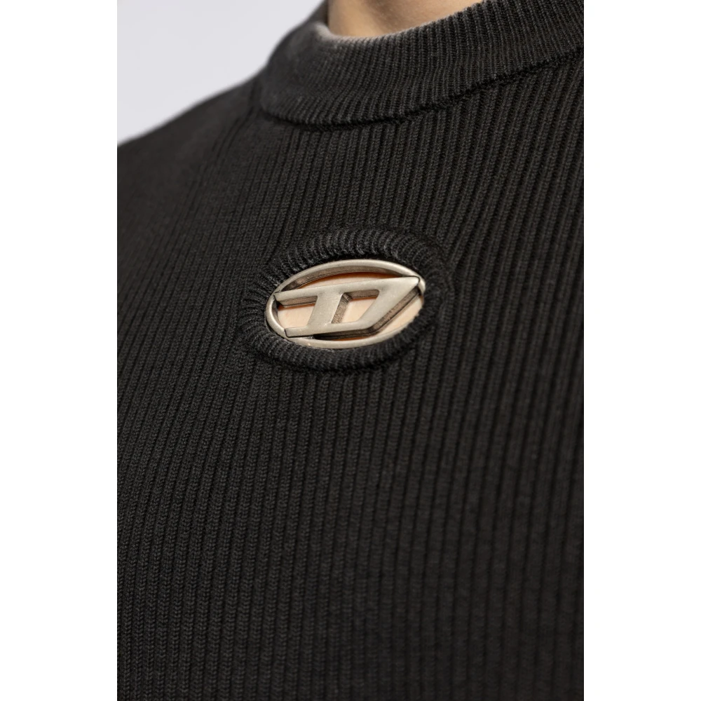 Diesel Sweater `K-Darin-A` Black Heren