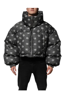 DG Monogram Full Zip Puffer Jacket