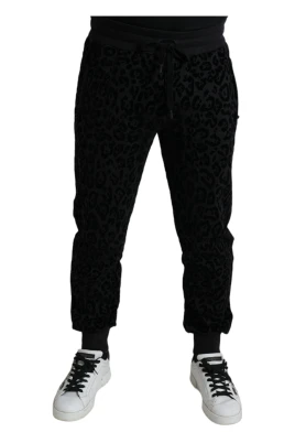 Elegant Leopardjoggers för Män