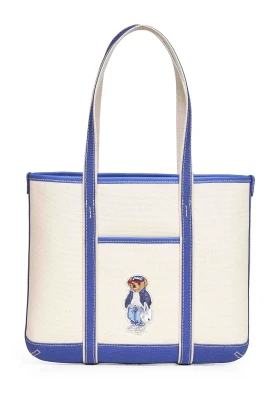 Bear Small Canvas Tote