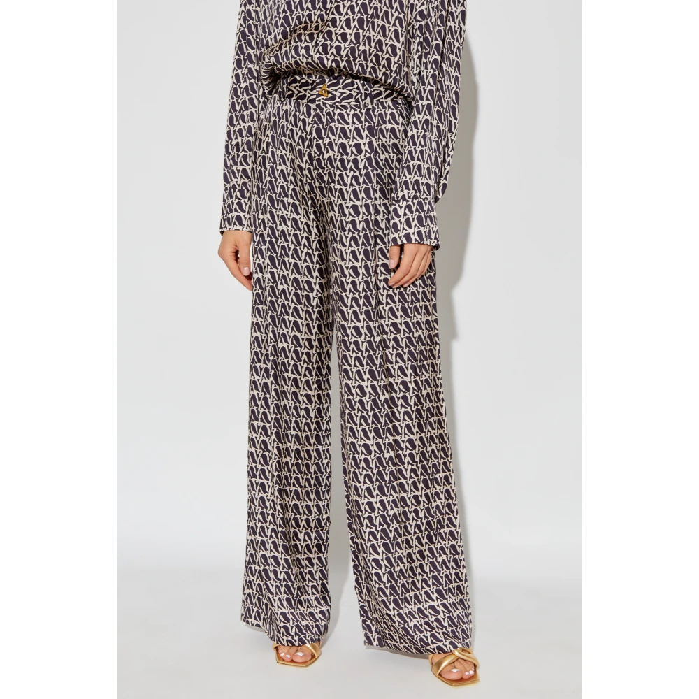 Aeron Gestreepte broek Wellen Black Dames