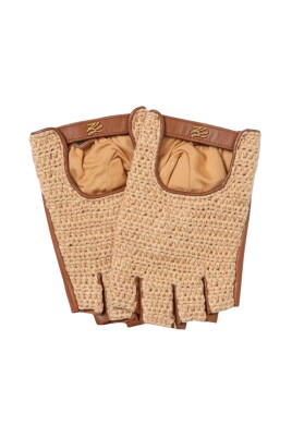 crochet-raffia-fingerless-gloves