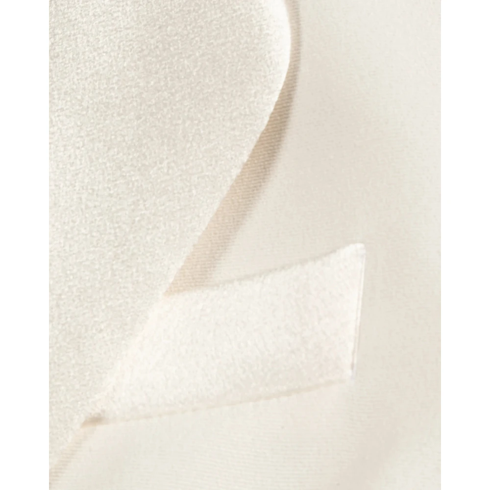 Hebe Studio Room Cady Tuxedo Blazer Beige Dames