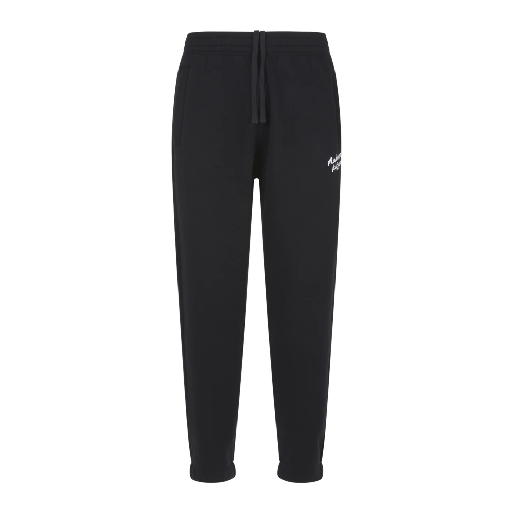 Maison Kitsuné Svarta Comfort Joggingbyxor Black, Herr